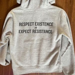 Grey Obey Womens Hoodie XS